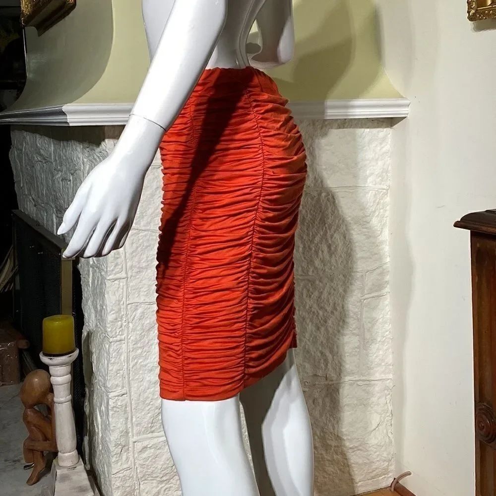 Tatum & Olivia Ruched Bodycon Mini Skirt - Picture 7 of 15